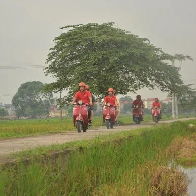 Hanoi Food Tours:  Hanoi Vintage Vespa Food Tours