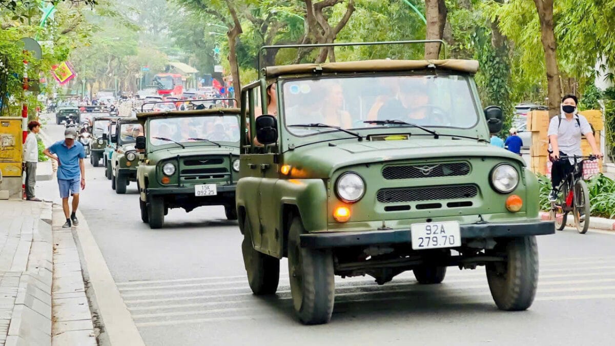 Hanoi Jeep Tours Led By Women:  2.5-Hours Hanoi Jeep Tours