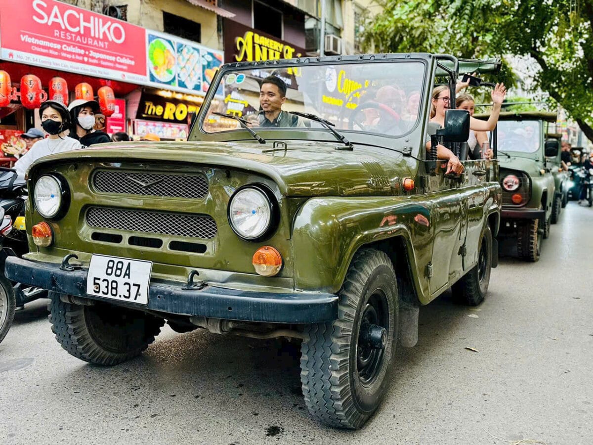 Hanoi Jeep Tours Led By Women:  2.5-Hours Hanoi Jeep Tours