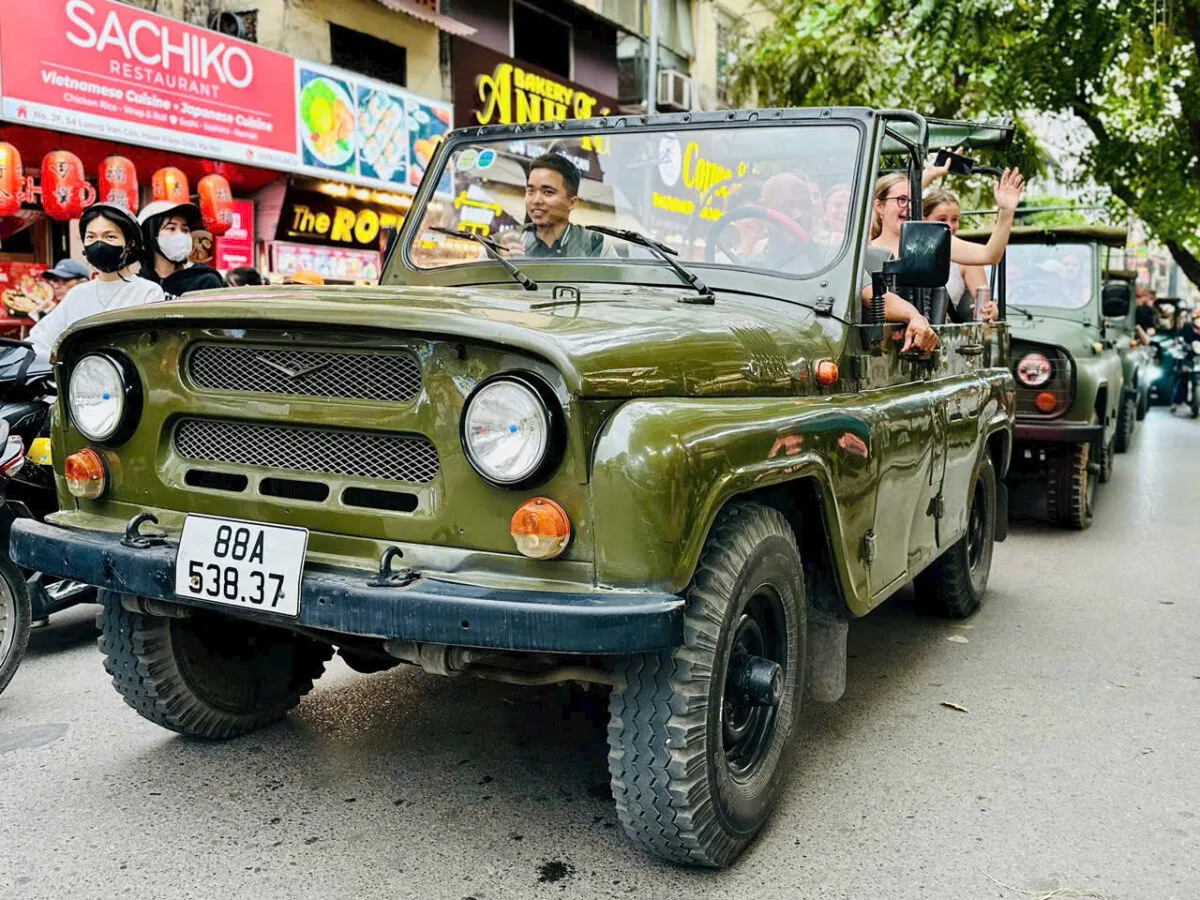 Hanoi Jeep Tours Led By Women:  2.5-Hours Hanoi Jeep Tours