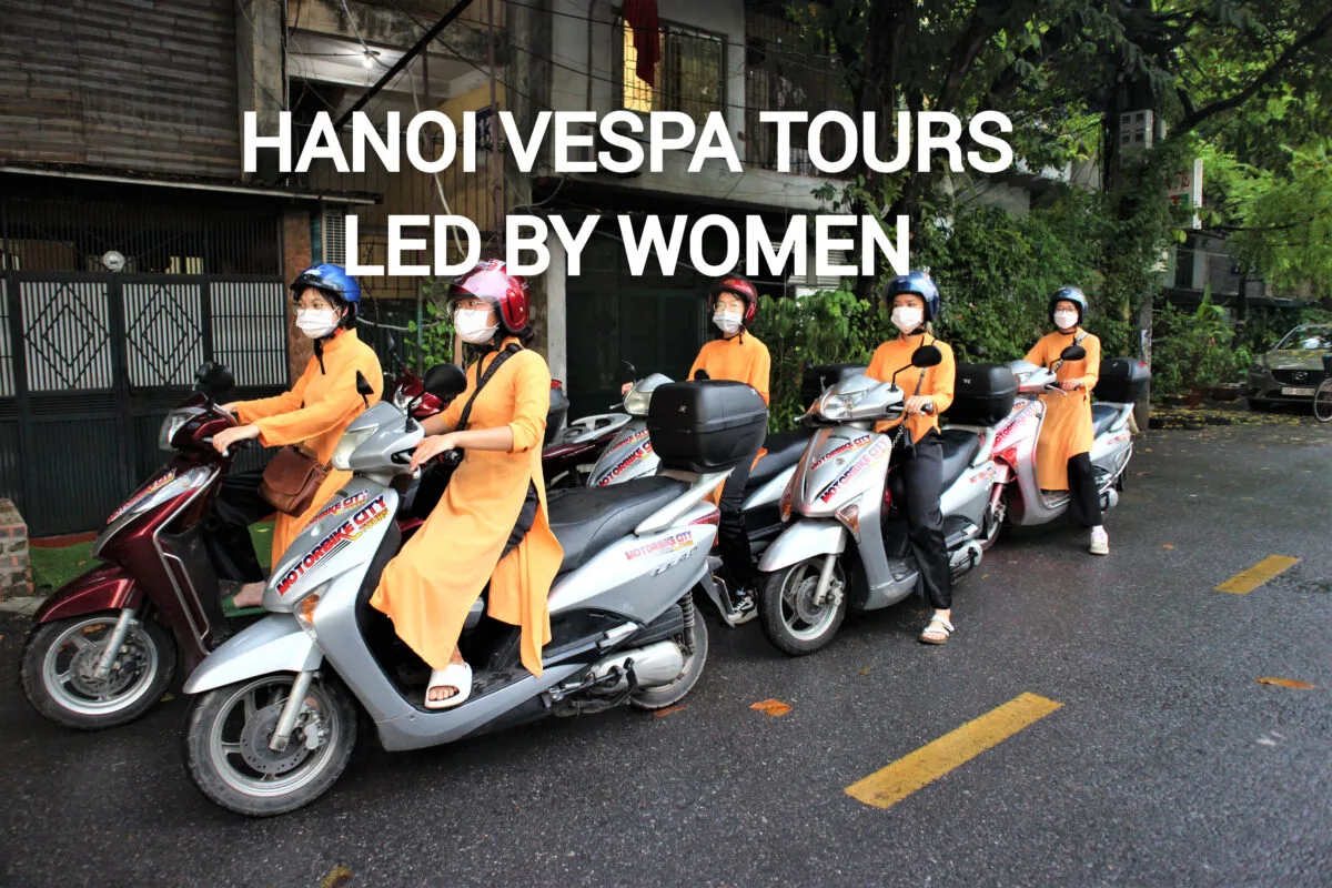 Hanoi Food Tours Led By Women: Hanoi By Night Foodie Scooter Tour