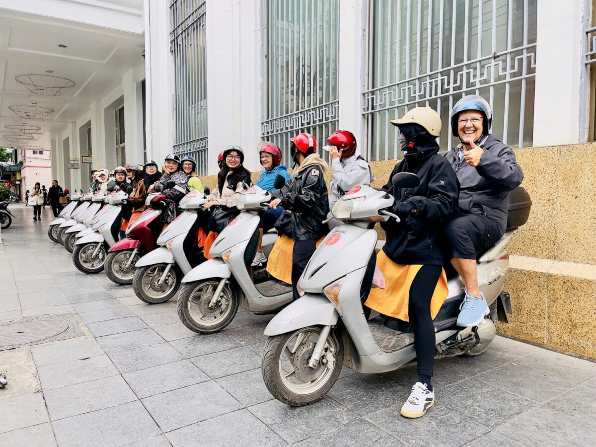 Hanoi Food Tours Led By Women: Hanoi By Night Foodie Scooter Tour