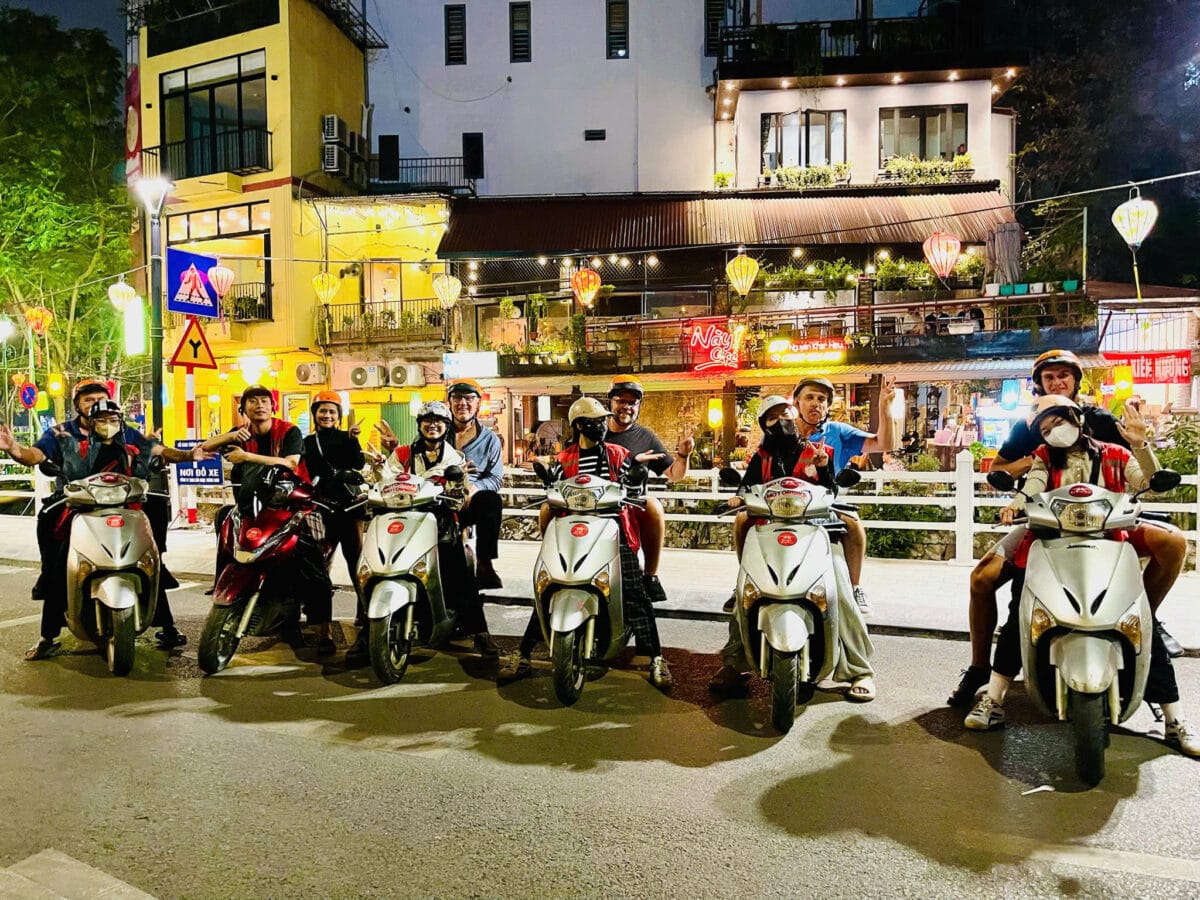 Hanoi Food Tours Led By Women: Hanoi By Night Foodie Scooter Tour