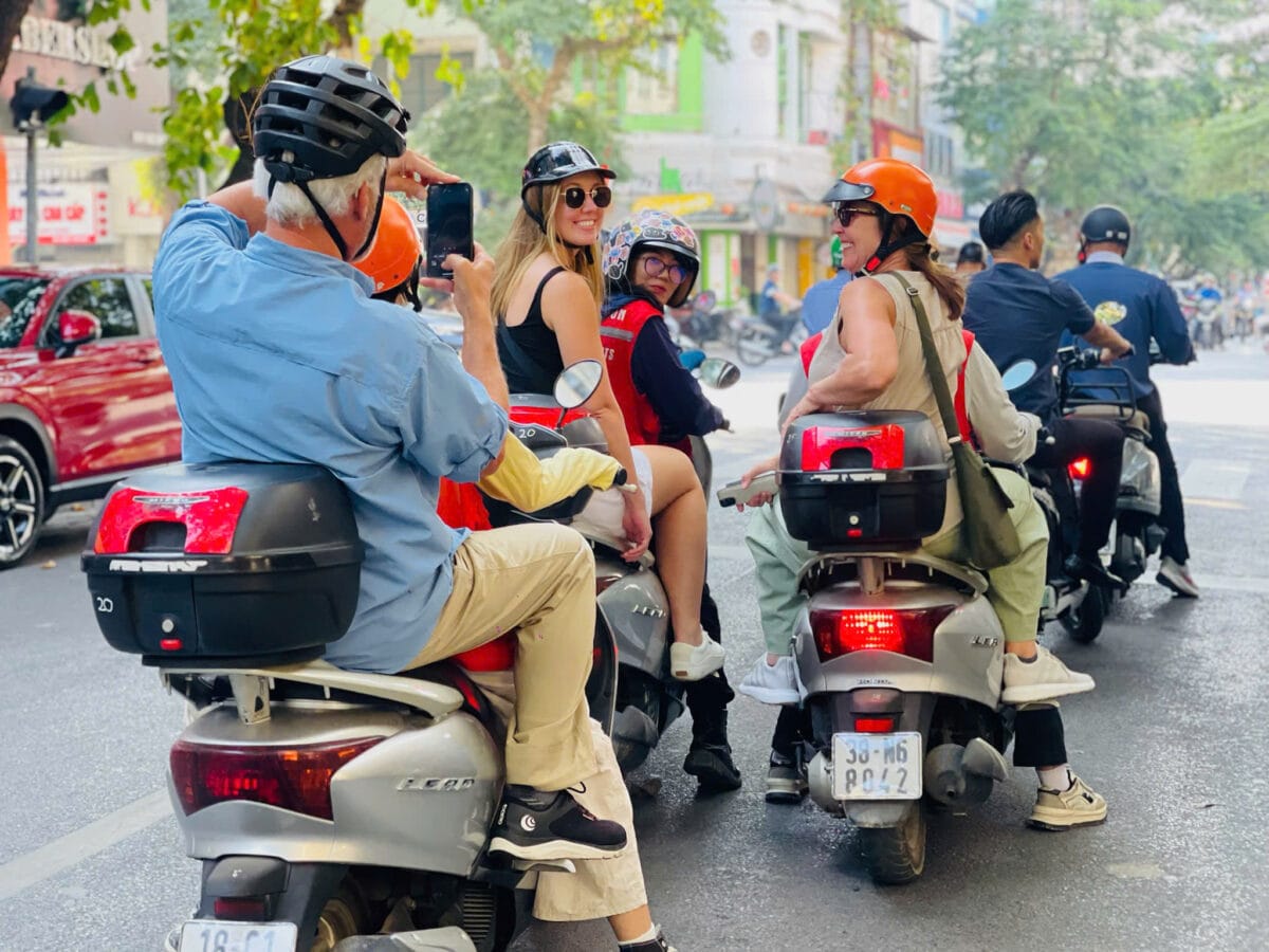 Hanoi Food Tours Led By Women: Hanoi By Night Foodie Scooter Tour