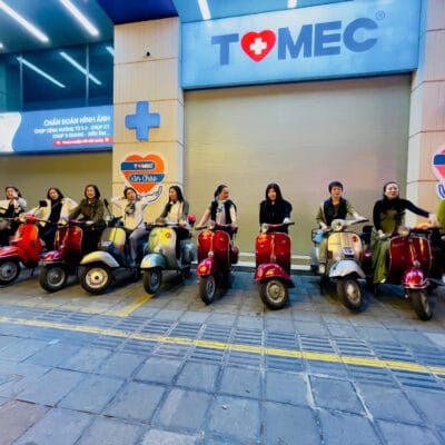 Hanoi Food Tours:  Hanoi Vintage Vespa Food Tours