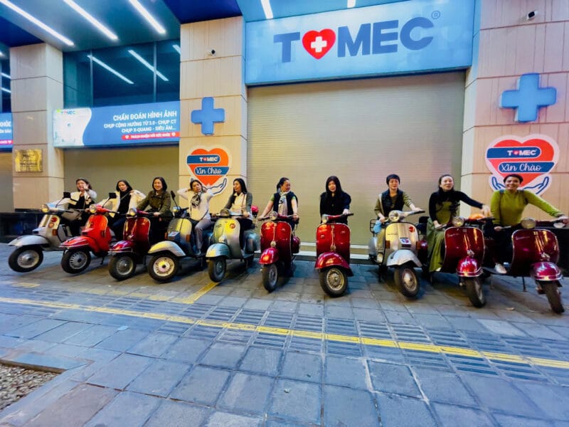 Hanoi Food Tours:  Hanoi Vintage Vespa Food Tours