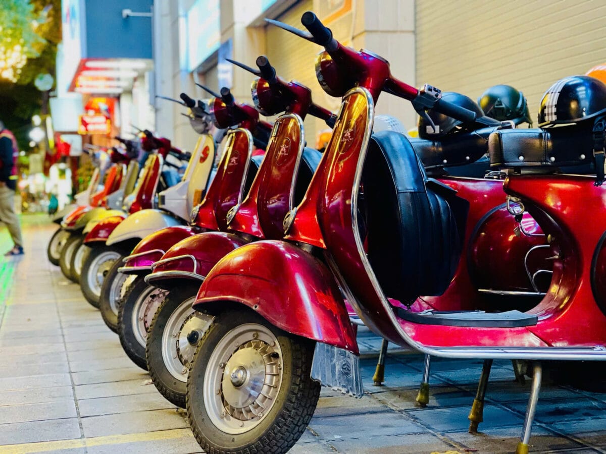 Hanoi Food Tours:  Hanoi Vintage Vespa Food Tours