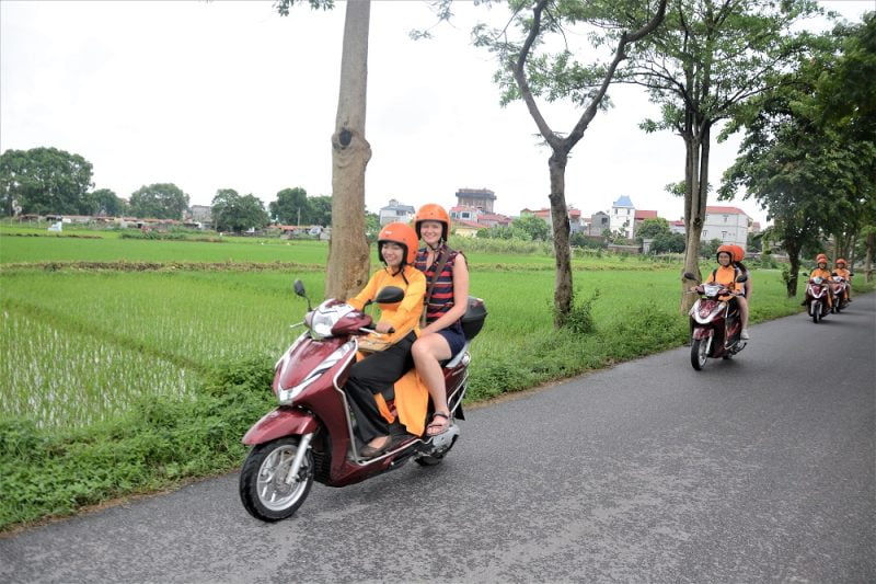 Hanoi Vespa Tours Led By Women: Hanoi Countryside Scooter Tours