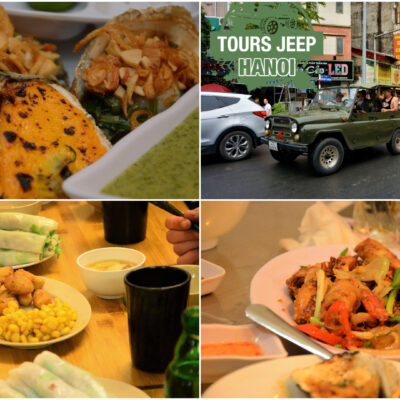 Hanoi Food Tours:  Hanoi By Night Vintage Jeep Food Tours
