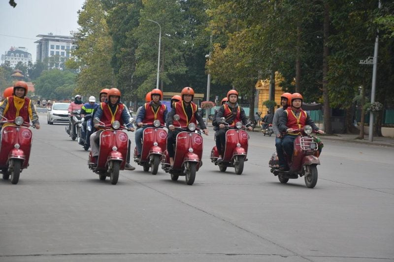 Hanoi Food Tours:  Hanoi Vintage Vespa Food Tours