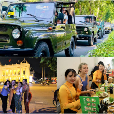 Hanoi Food Tours Led By Women:  Hanoi Jeep Food Tours