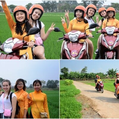 Hanoi Vespa Tours Led By Women:  Full Day City And Countryside Vespa Tours