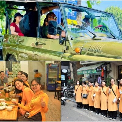Hanoi Food Tours Led By Women:  Hanoi Jeep Food Tours