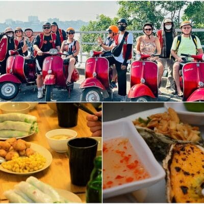 Hanoi Food Tours:  Hanoi Vintage Vespa Food Tours